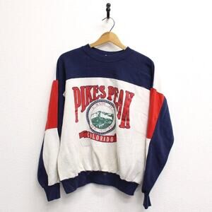 Vintage Pikes Peak Colorado I Made It! Sweatshirt XL